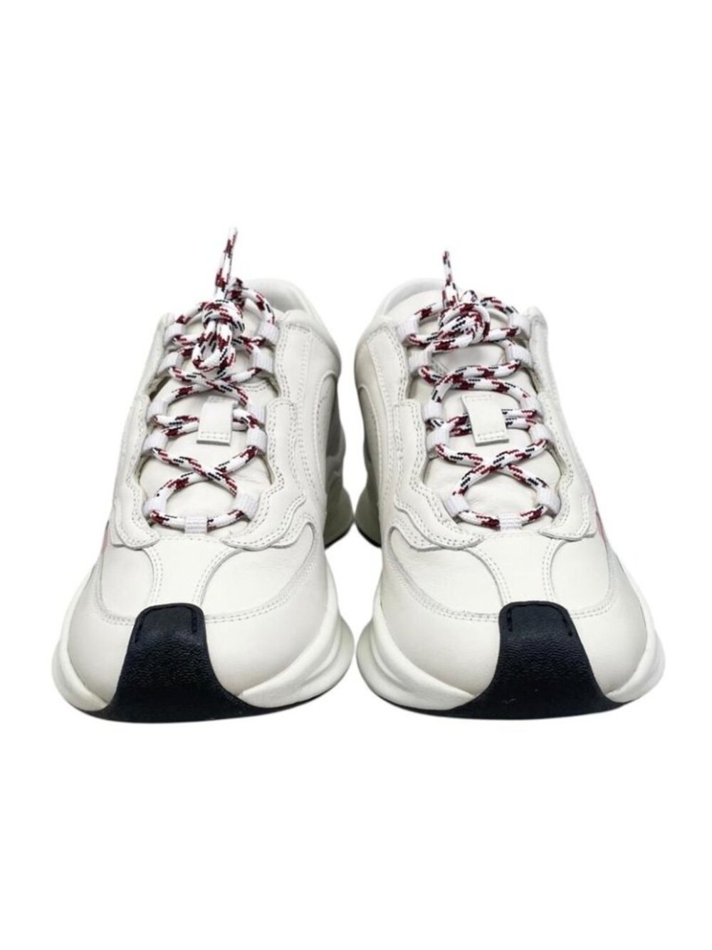 Gucci Sneakers Gglogo 34.5 Leather White Pink Green - Picture 3 of 15